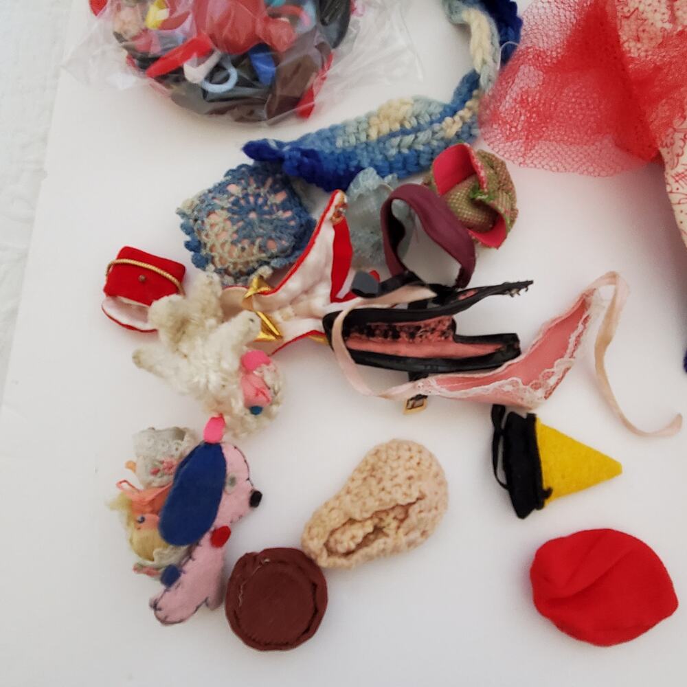 Vintage Lot 60s Barbie Skipper Ken Allen Dolls Fashion Clothes Accessories - Picture 8 of 16
